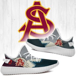 Shark Arizona State Sun Devils Ncaa Yeezy Shoes A243