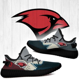Shark Incarnate Word Cardinals Ncaa Yeezy Shoes A162