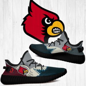 Shark Louisville Cardinals Ncaa Yeezy Shoes A142