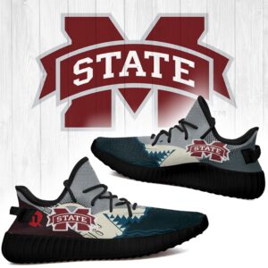 Shark Mississippi State Bulldogs Ncaa Yeezy Shoes A27