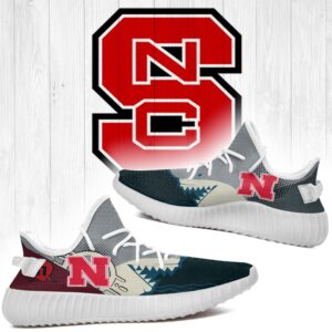 Shark Nc State Wolfpack Ncaa Yeezy Shoes A116