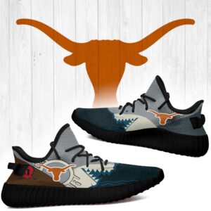 Shark Texas Longhorns Ncaa Yeezy Shoes A42