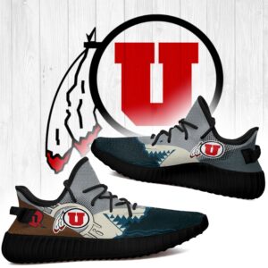 Shark Utah Utes Ncaa Yeezy Shoes A24