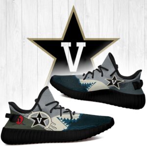 Shark Vanderbilt Commodores Ncaa Yeezy Shoes A20