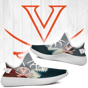 Shark Virginia Cavaliers Ncaa Yeezy Shoes A18