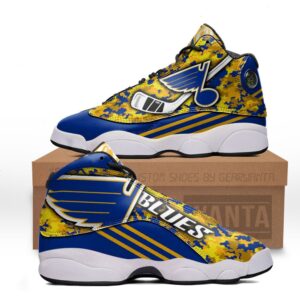St. Louis Blues Jd 13 Sneakers Custom Shoes