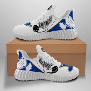 St. Louis Blues Unisex Sneakers New Sneakers Hockey Custom Shoes St. Louis Blues Yeezy Boost