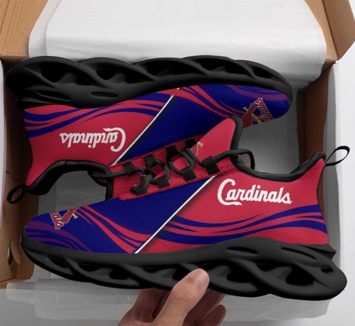 St. Louis Cardinals Black Max Soul Shoes