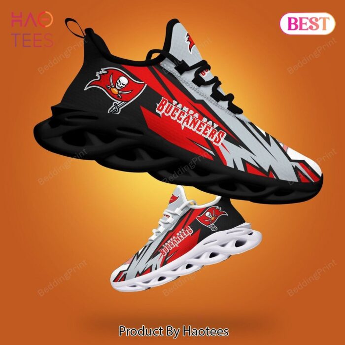 Tampa Bay Buccaneers NFL Red Grey Color Max Soul Shoes