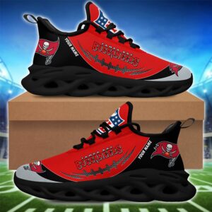 Tampa Bay Buccaneers Personalized NFL Max Soul Shoes