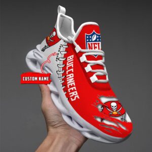 Tampa Bay Buccaneers Personalized NFL Max Soul Shoes for NFL Fan