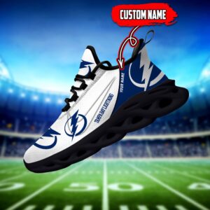 Tampa Bay Lightning Custom Name NHL New Max Soul Shoes