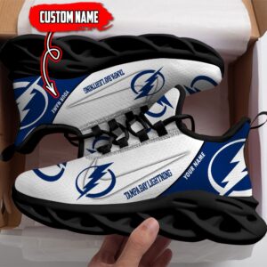 Tampa Bay Lightning Custom Name NHL New Max Soul Shoes
