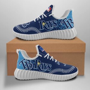 Tampa Bay Rays Custom Shoes Sport Sneakers Baseball Yeezy Boost 33564