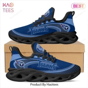 Tennessee Titans Blue Color Max Soul Shoes for NFL Fan