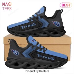 Tennessee Titans NFL Blue Mix Black Max Soul Shoes for Fan