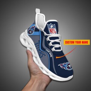 Tennessee Titans NFL Customized Unique Max Soul Shoes