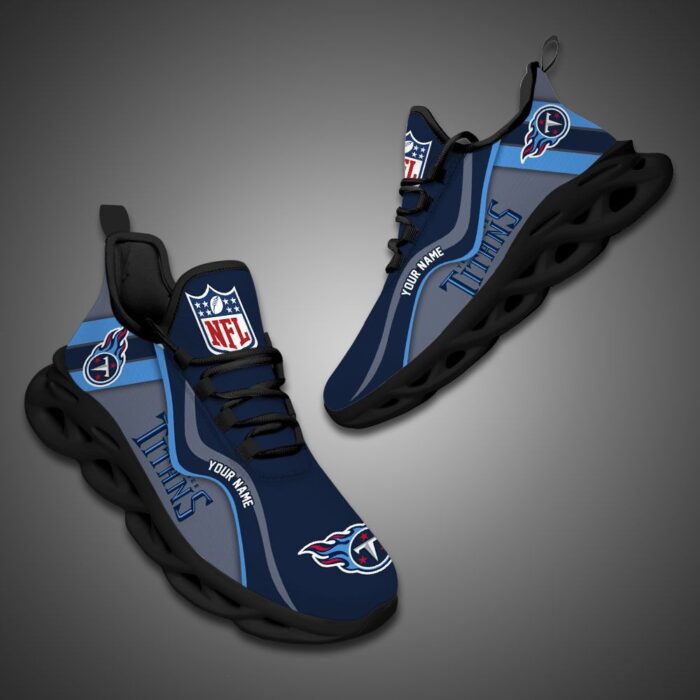 Tennessee Titans NFL Customized Unique Max Soul Shoes