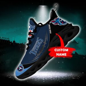 Tennessee Titans Personalized NFL Max Soul Shoes