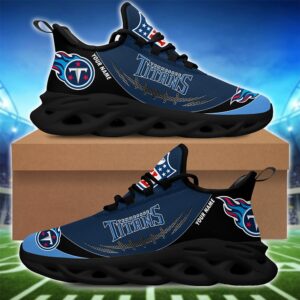 Tennessee Titans Personalized NFL Max Soul Shoes