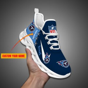 Tennessee Titans Personalized NFL Max Soul Shoes Fan Gift