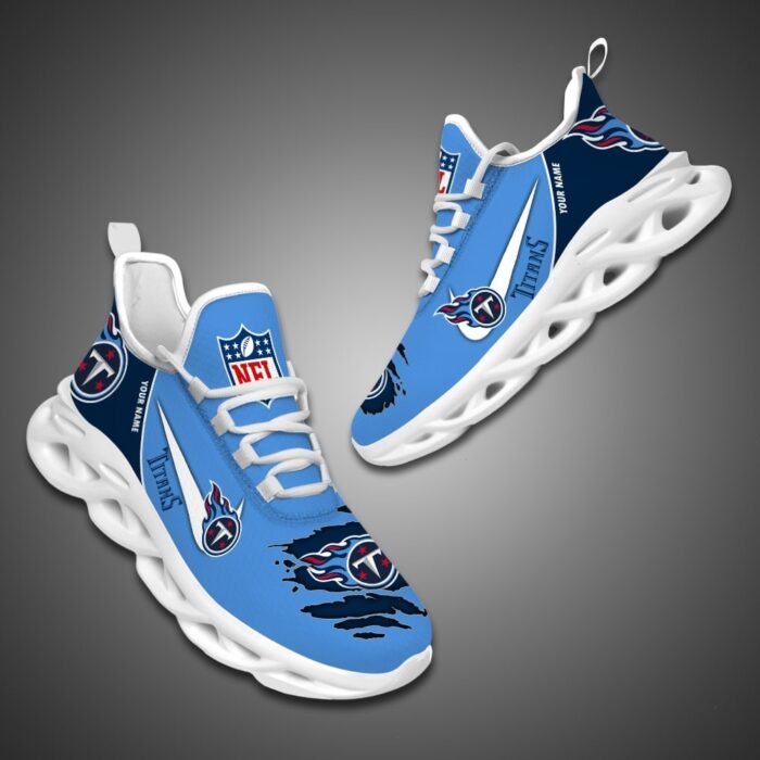 Tennessee Titans Personalized NFL Max Soul Shoes for Fan