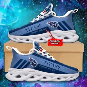 Tennessee Titans Personalized NFL Max Soul Sneaker