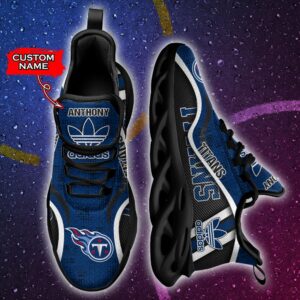 Tennessee Titans Personalized NFL Max Soul Sneaker Adidas Ver 1