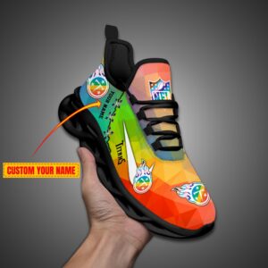 Tennessee Titans Personalized Pride Month Luxury NFL Max Soul Shoes v1