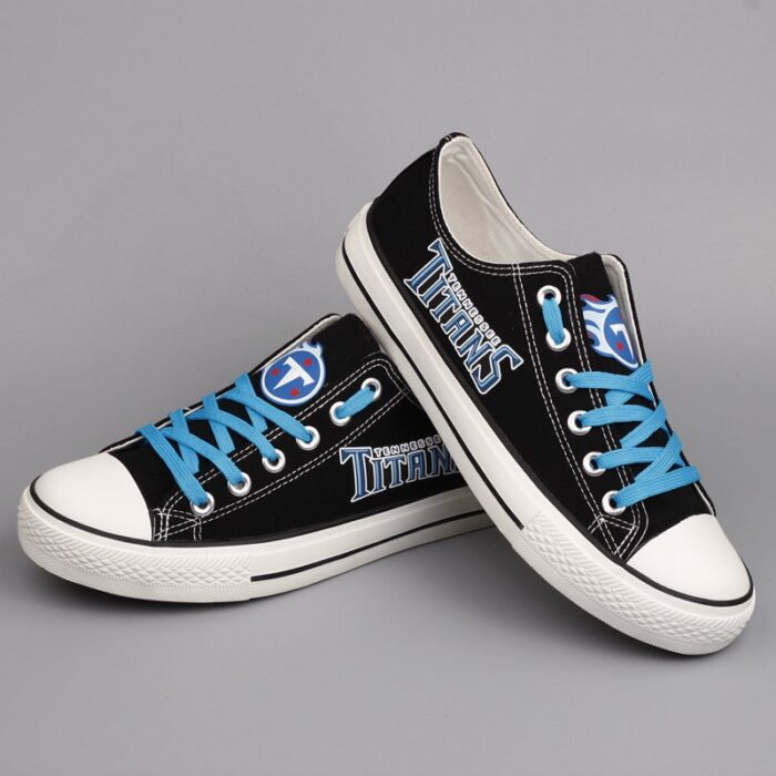 Tennessee Titans Shoes Mens Low Top Canvas Shoes