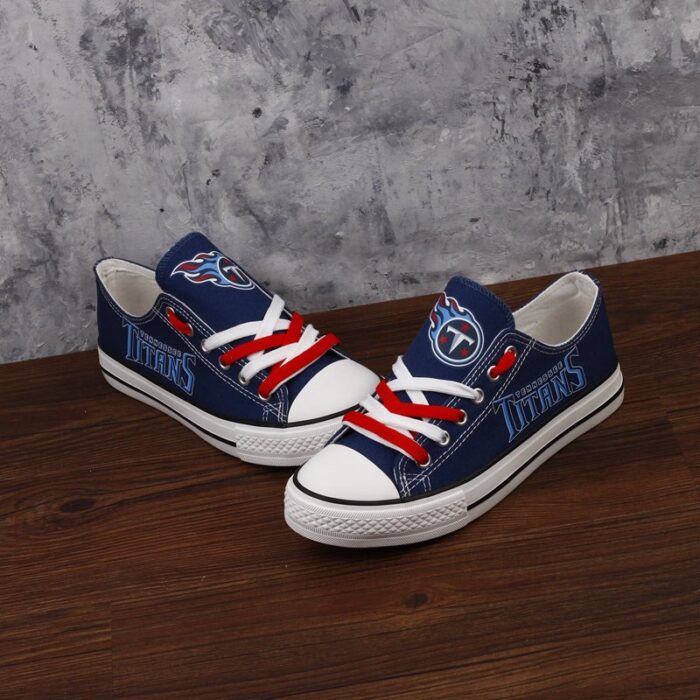 Tennessee Titans Women's Shoes Low Top Canvas Shoes