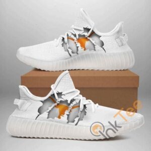 Texas Longhorns Custom Shoes Personalized Name Yeezy Sneakers