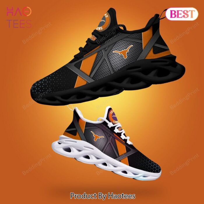 Texas Longhorns NCAA Black Mix Orange Max Soul Shoes