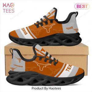 Texas Longhorns NCAA Hot Grey Mix Orange Max Soul Shoes