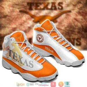 Texas Longhorns Ncaaf Football Teams Air Jordan 13 Sneaker Shoes
