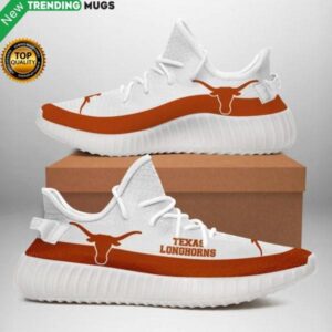 Texas Longhorns Unisex Sneaker Football Custom Shoes Texas Longhorns Yeezy Boost