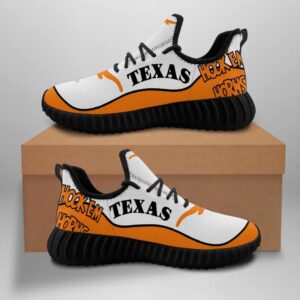 Texas Longhorns Unisex Sneakers New Sneakers Custom Shoes Football Yeezy Boost Yeezy Shoes
