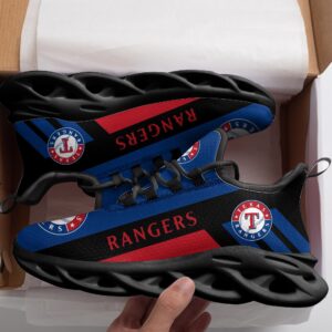 Texas Rangers Black Max Soul Shoes