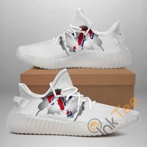 Texas Rangers Custom Shoes Personalized Name Yeezy Sneakers