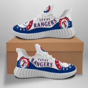 Texas Rangers Unisex Sneakers New Sneakers Custom Shoes Baseball Yeezy Boost