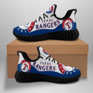 Texas Rangers Unisex Sneakers New Sneakers Custom Shoes Baseball Yeezy Boost Yeezy Shoes