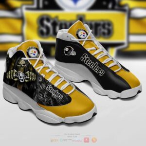 The Grim Reaper Pittsburgh Steelers Air Jordan 13 Shoes