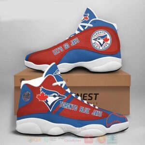Toronto Blue Jays Mlb Lets Go Jays Air Jordan 13 Shoes