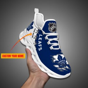 Toronto Maple Leafs Personalized NHL Max Soul Shoes