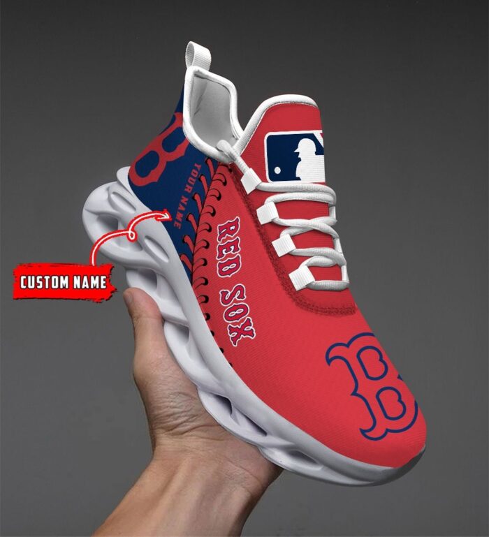 USA MLB Boston Red Sox Max Soul Sneaker Custom Name 87K2023