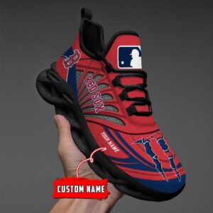 USA MLB Boston Red Sox Max Soul Sneaker Custom Name 88K2023
