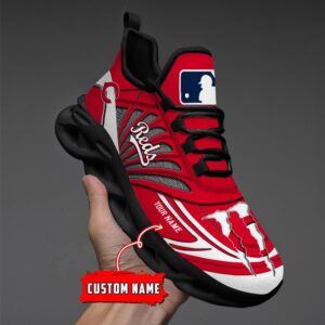 USA MLB Cincinnati Reds Max Soul Sneaker Custom Name 88K2023
