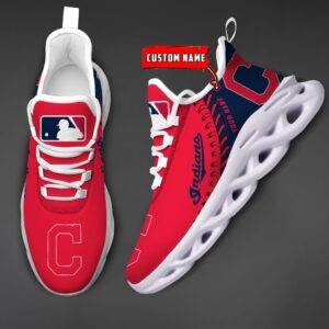 USA MLB Cleveland Indians Max Soul Sneaker Custom Name 87K2023