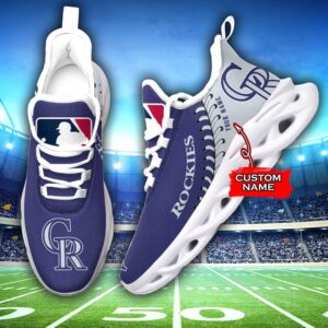 USA MLB Colorado Rockies Max Soul Sneaker Custom Name Ver 1