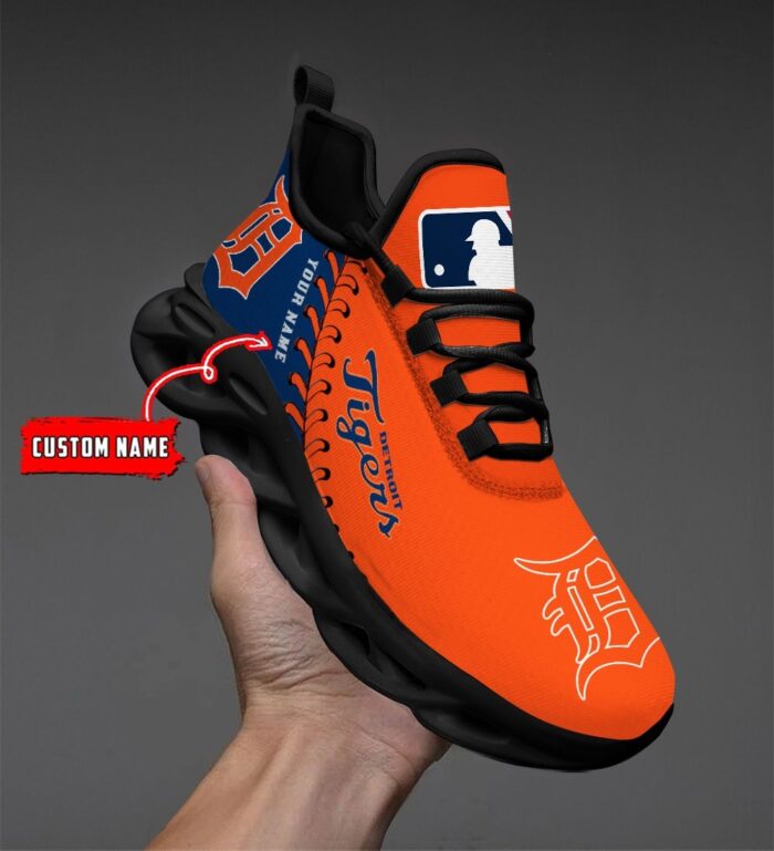 USA MLB Detroit Tigers Max Soul Sneaker Custom Name 87K2023